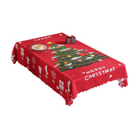 Christmas Tablecloth Xmas Tables Decorations Kitchen Dining Room Home Party Decor Style 1