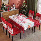 Christmas Tablecloth Xmas Tables Decorations Kitchen Dining Room Home Party Decor Style 3