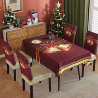 Christmas Tablecloth Xmas Tables Decorations Kitchen Dining Room Home Party Decor Style 4