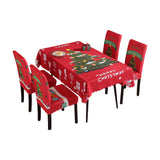 Christmas Tablecloth Xmas Tables Decorations Kitchen Dining Room Home Party Decor Style 1