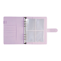 100 Envelope Challenge Binder Budget Planner Savings Book with 200 Card Slots Purple