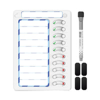 Magnetic Erasable Chore Chart To Do List Routine Checklist Task Planning Board for Kids