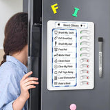 Magnetic Erasable Chore Chart To Do List Routine Checklist Task Planning Board for Kids