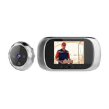 Wireless Digital Door Peephole LCD Display Door Viewer Night Vision Camera with Doorbell Function Sliver