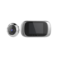 Wireless Digital Door Peephole LCD Display Door Viewer Night Vision Camera with Doorbell Function Sliver