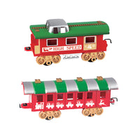 Electric Track Train Rail Car Compartment Christmas Toys Classic Track Train Set