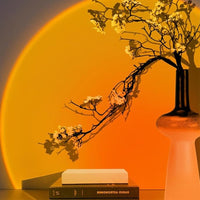 Bedroom Sunset Lamp Projector 16 Colors Changing with APP and Remote Control