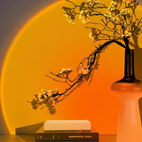 Bedroom Sunset Lamp Projector 16 Colors Changing with APP and Remote Control