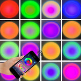 Bedroom Sunset Lamp Projector 16 Colors Changing with APP and Remote Control