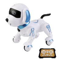 Kids Interactive Robot Dog Toy Remote Control Toy Programmable RC Pet Dog Blue