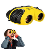 8X Magnification Kids Binocular Compact Shockproof Binoculars Yellow