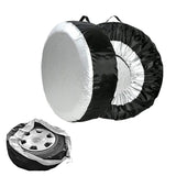 2Pcs Tyre Spare Cover Car Spare Tire Storage Covers