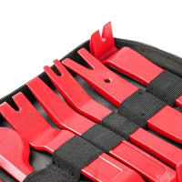 19-Piece Car Trim Removal Tool Set PP Plastic Remover with Storage Bag Red