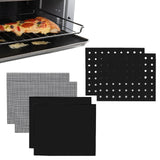 6Pcs Non-Stick BBQ Mat Reusable Liners for Toaster Oven Air Fryer