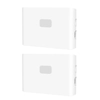 2Pcs Rechargeable LED Motion Sensor Night Light Cabinet Closet Stair Wall Lamps