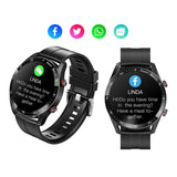 Bluetooth Sleep ECG Monitoring Smart Watch Smart Activity Fitness Tracker Black