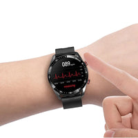 Bluetooth Sleep ECG Monitoring Smart Watch Smart Activity Fitness Tracker Black