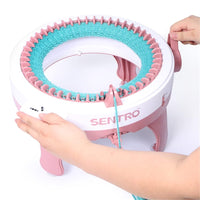 48 Needles Knitting Machine Smart Weaving Loom Spinning Machine for DIY Hat Scarves Gloves