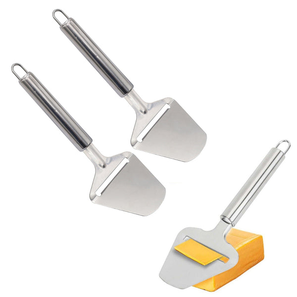 2Pcs Stainless Steel Cheese Slicer Multi-Functional Cheese Cutter