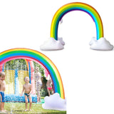 Inflatable Rainbow Sprinkler Toy Large Outdoor Water Toy for Kids