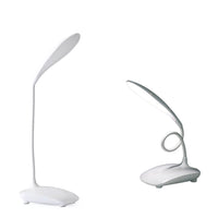 Touch Control LED Desk Lamp with Flexible Gooseneck 3 Level Adjustable Table Lamp for Dorm Study Office Bedroom