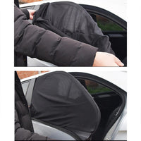 Pair of Car Sunshade Net Curtain Mosquito Net Side Window Sunscreen Cover Rear Door Style