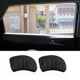 Pair of Car Sunshade Net Curtain Mosquito Net Side Window Sunscreen Cover Rear Door Style