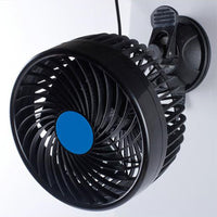 12V Car Fan Adjustable Angle Cooling Air Fan with Suction Cup for Dashboard Windshield