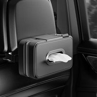 Car Tissue Holder PU Leather Car Tissue Holder Napkin Box