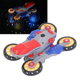 Electric Stunt Motorcycle 360 Degree Rotating Deformation Car Toy