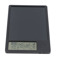 Electronic Writing Board Multifunctional Calendar Drawing Tablet with Digital Clock Black