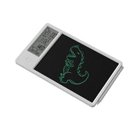 Electronic Writing Board Multifunctional Calendar Drawing Tablet with Digital Clock White