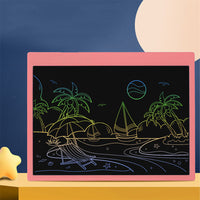 Electronic Writing Tablet Colorful Children Drawing Pads Educational Writting Board Toy with Pen for Kids Pink