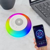 Floating Bluetooth Speaker Stereo Sound Pool Speaker with RGB Colorful Lights