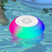 Floating Bluetooth Speaker Stereo Sound Pool Speaker with RGB Colorful Lights