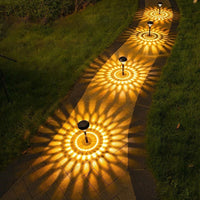 4Pcs Solar Lawn Decorative Lights Outdoor Garden Pathway Decoration Style 1