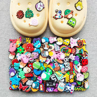 100Pcs Shoe Charms DIY Slippers Sandals Shoes Decoration