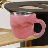 Mineral-Simulated Coffee Mug Home Office Coffee Cup Pink