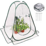 Pop Up Greenhouse Cover Clear Mini Greenhouse Tent for Small Plants