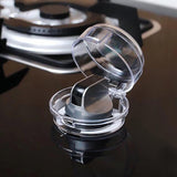 4Pcs Set Child Proof Clear View Stove Knob Covers