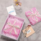 30M Honeycomb Packing Paper Recyclable Cushioning Packing Paper for Moving Wrapping Roll Pink