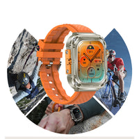 Smart Watch Outdoor Sport Smart Watch HD Display Orange