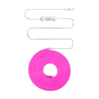 3M LED Strip Neon Flex Rope Light Water Resistant DC 5V Outdoor Lighting Christmas Decor Pink