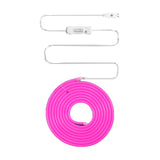 3M LED Strip Neon Flex Rope Light Water Resistant DC 5V Outdoor Lighting Christmas Decor Pink