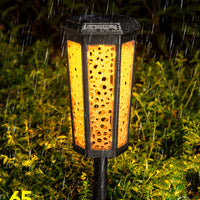 2Pcs Solar Garden Lights Outdoor Landscape LED Lamps Pathway Yard Decor