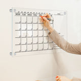 Acrylic Dry Erase Board Wall-Mounted Weekly Planner Calendar Memo Whiteboad