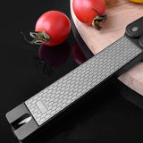 Foldable Knife Sharpener Pocket Double-sided Diamond Whetstone for Outdoor Camping Kitchen