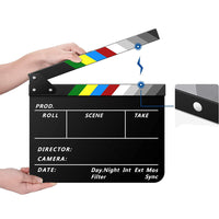 Clapperboard Clapper Board TV Movie Slate Board Black