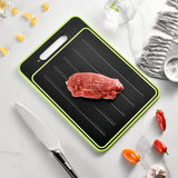 4-in-1 Defrosting Cutting Board Double-Sided Chopping Board with Grater Kitchen Tool