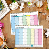 2024-2025 Wall Calendar 18 Months Hanging Planner Poster Style 3